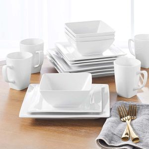16-Piece Square Dinnerware Set