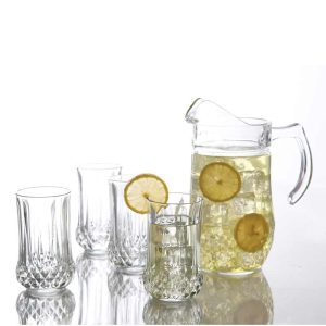 Laura Stein Tumbler Flute Glasses 6 Pack