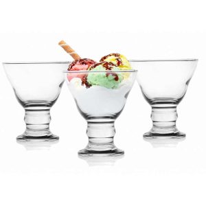 Modern 6pcs Designed Footed Dessert Bowls