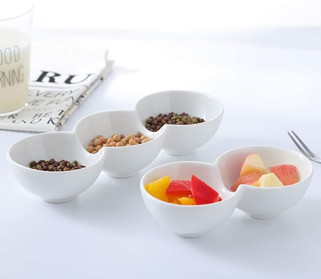 Yesland Porcelain Appetizer Serving Tray Set of 2