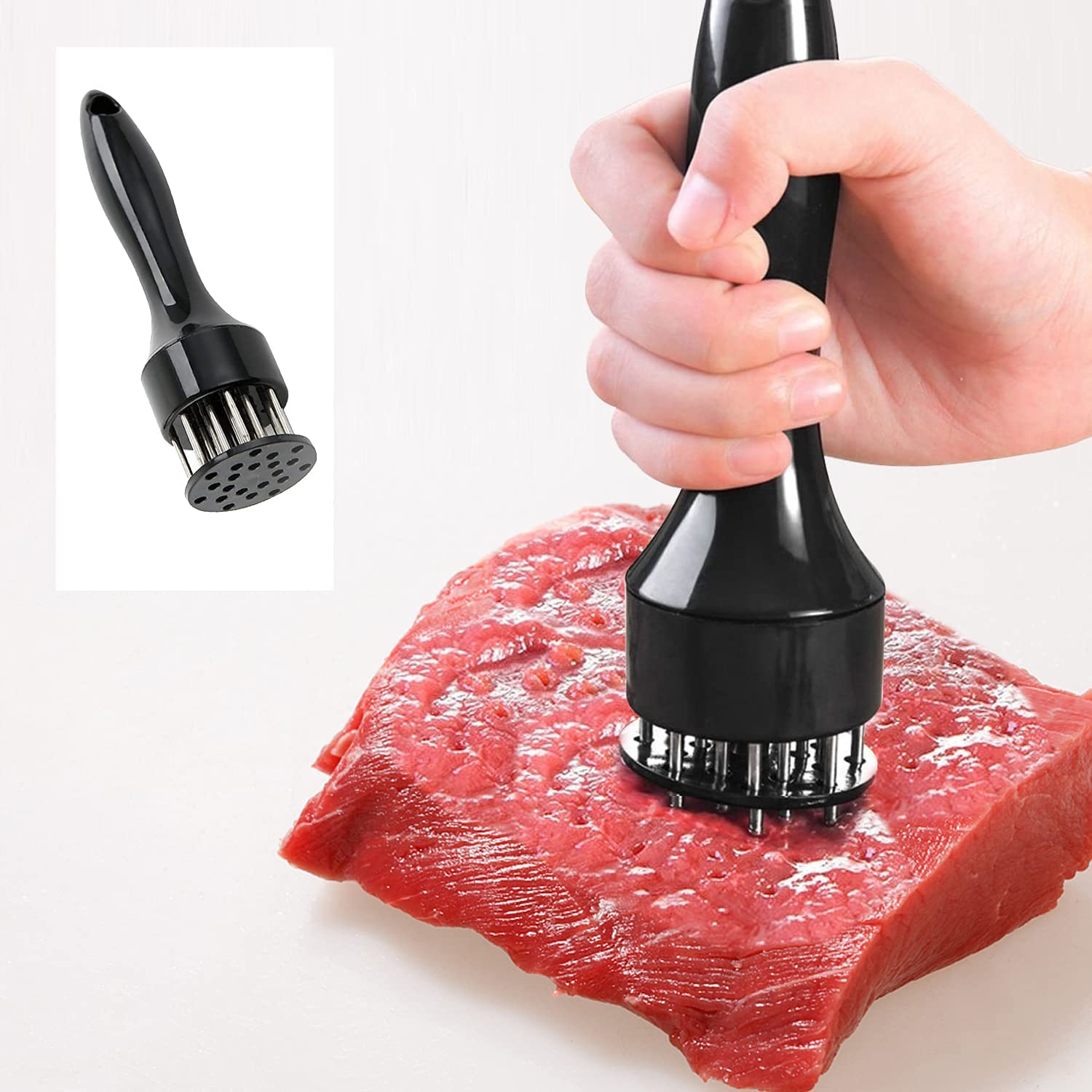 SMARTWARE Meat Tenderizer Tool, 21Pin Stainless Steel Meat Tenderizer