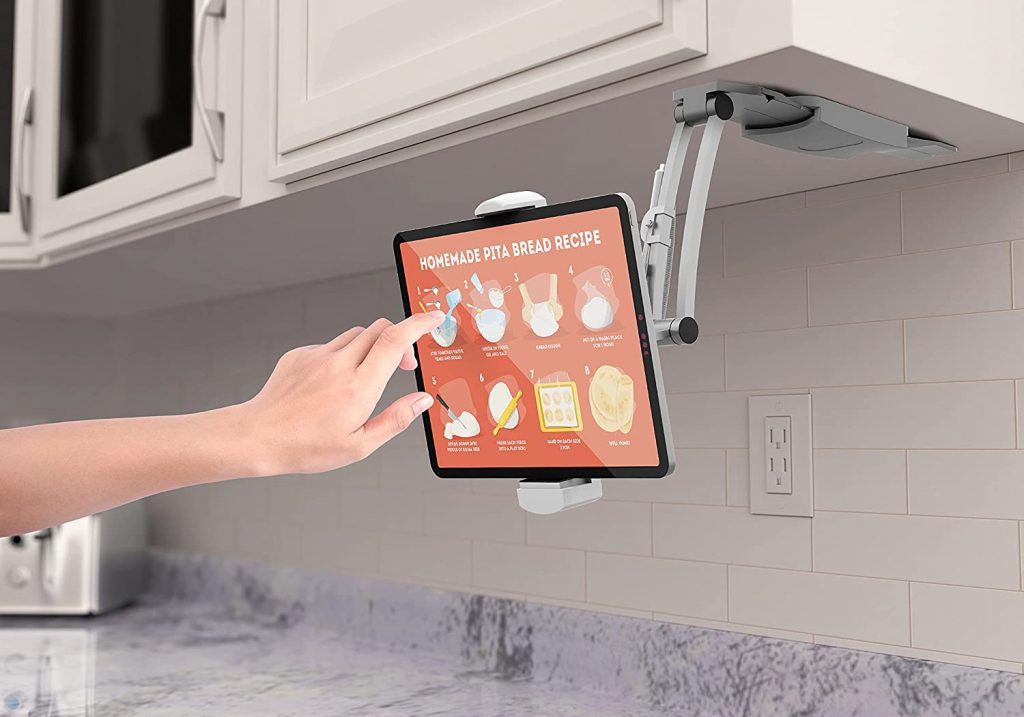 SMARTWARE Digital 2in1 Kitchen Tablet Stand Wall/Desktop Mount W