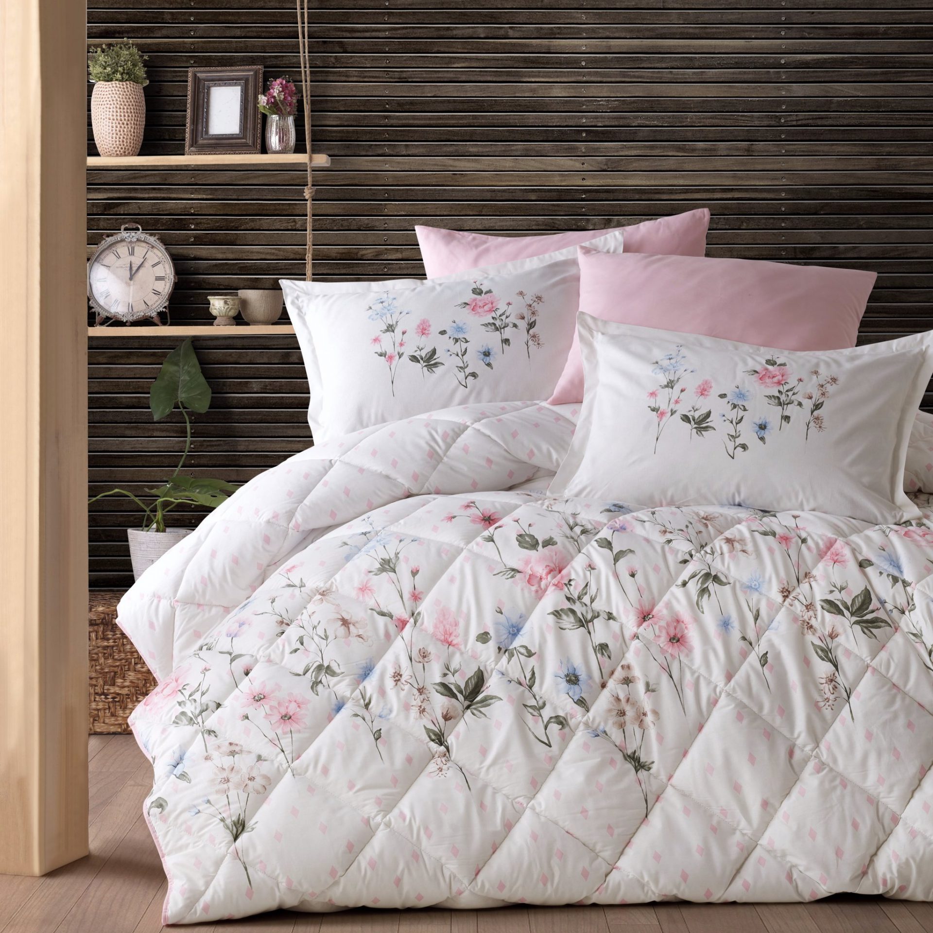 Watercolor Comforter Set 100% Cotton Fabric with Soft Microfiber Inner Fill Bedding Wake In Cloud Colorful Floral Leaves Flower Painting Pattern Printed 3pcs, Twin Size Watercolor Comforter Set 100% Cotton Fabric with Soft Microfiber Inner Fill Bedding Wake In Cloud Colorful Floral Leaves Flower Painting Pattern Printed 3pcs, Twin Size