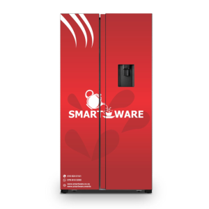 smartware 514L Frost Free Side by Side Fridge with Water Dispenser-Inox. get to experience the first from smartware large appliances designs specially for your smart home