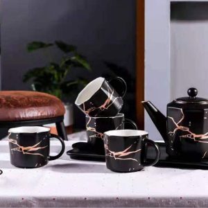 Luxury Marble Tea Or Coffee Set
