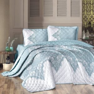 Quilt Set Full/Queen Size(96"x90", White) - Super Soft Lightweight Microfiber Bedspreads, All Seasons Suitable Coverlet for Queen Bed - 3 Pieces(Includes 1 Quilt, 2 Shams) Brand: Ponvunory