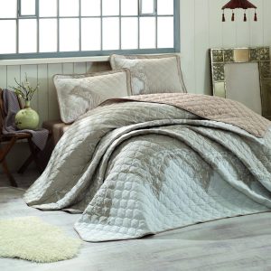 SMARTWARE LUXURY Quilt Set Full/Queen Size(96"x90", White) - Super Soft Lightweight Microfiber Bedspreads, All Seasons Suitable Coverlet for Queen Bed - 3 Pieces(Includes 1 Quilt, 2 Shams)