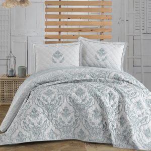 Quilt Set Full/Queen Size(96"x90", White) - Super Soft Lightweight Microfiber Bedspreads, All Seasons Suitable Coverlet for Queen Bed - 3 Pieces(Includes 1 Quilt, 2 Shams