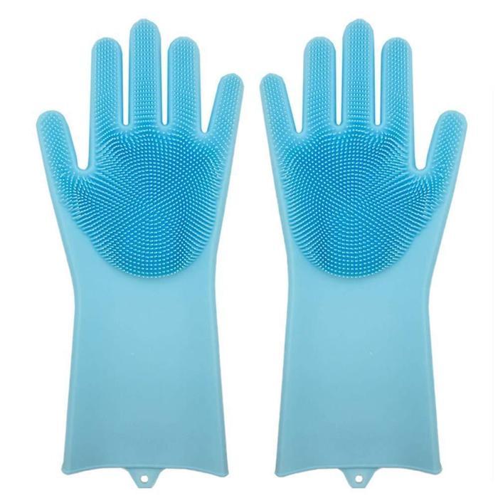 Silicone scrub gloves discount