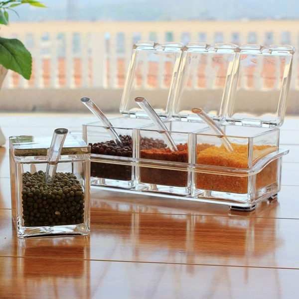 Acrylic spice jars online