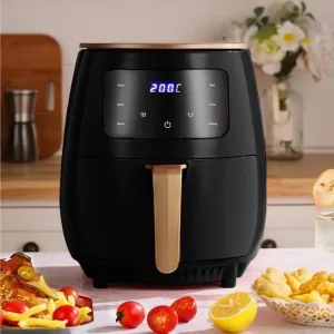 Air Fryer - XL Digital, Touch Screen, 4 Presets, Compact Design, for 2-4 People (Black)
